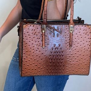 Medium size brown purse